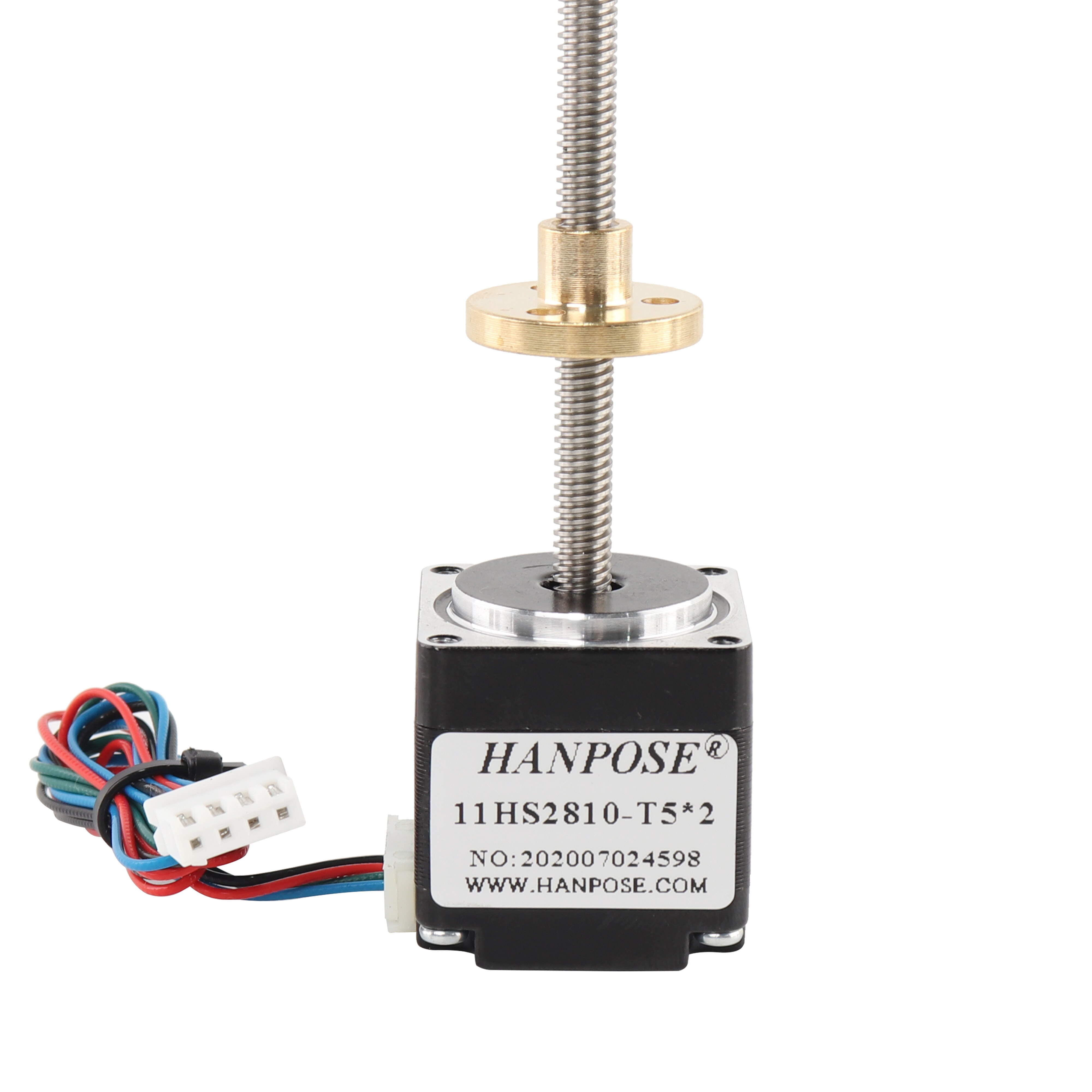 Nema 11 skruvmotor 11 hs 2810-t5*2 l50/100 /150mm skruvstång linjär 28 stegmotor med trapetsformad ledning för ritinstrument