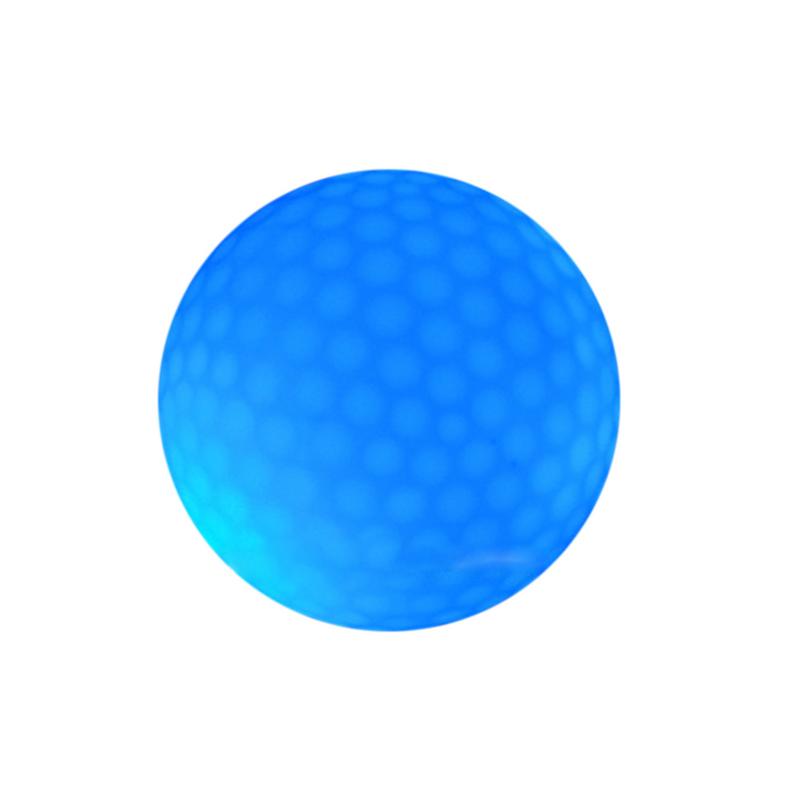 Night Training LED Lighting Golf Ball Reusable Glow In Dark Electronic Golf Practice Balls: Blue