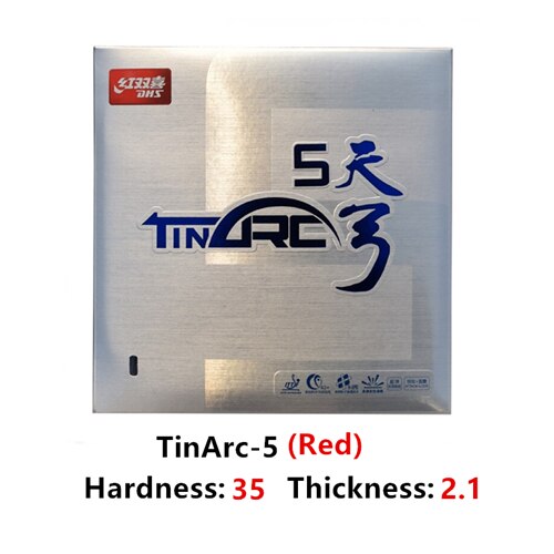 DHS TINARC 5-GOMA para tenis de mesa, esponja de ping pong, TINARC-5, original: Red H35 T2.1