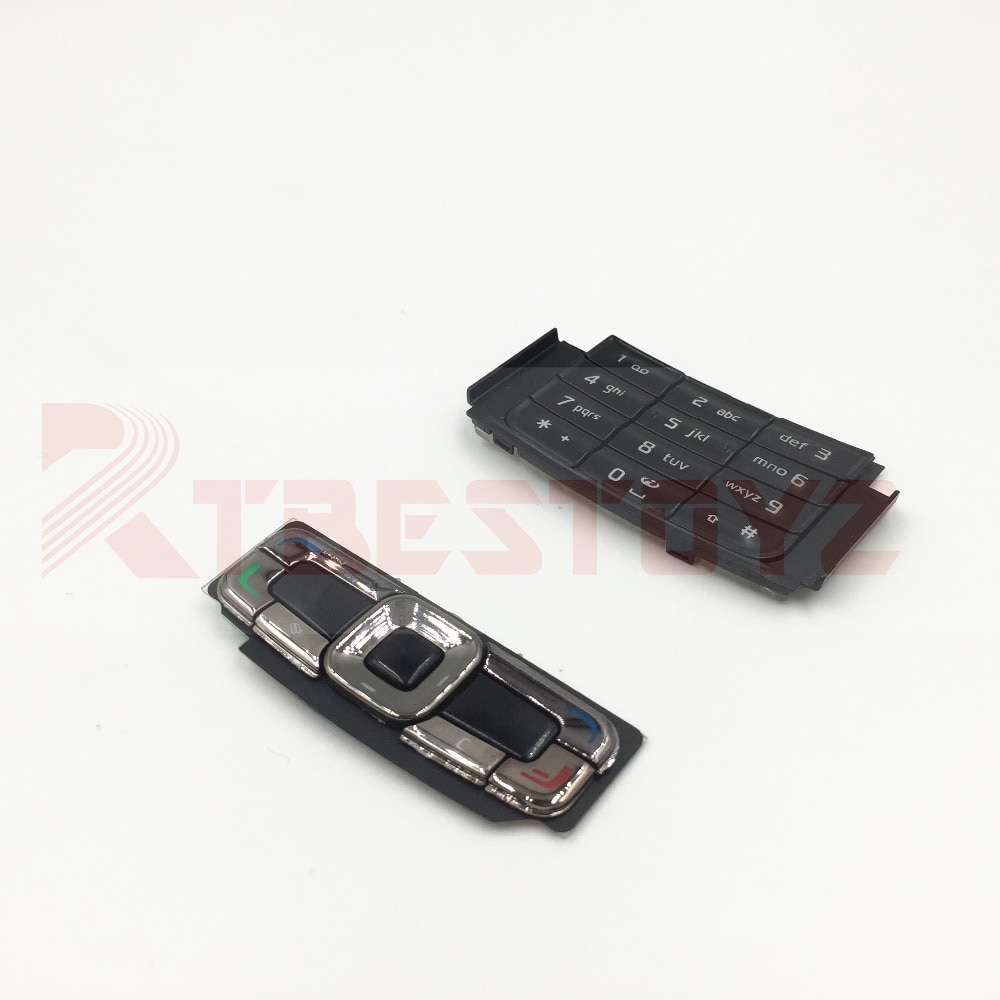 RTBESTOYZ Vervanging Zwart Toetsenbord keyboard Knoppen Volledige Set Voor Nokia N95 8 GB