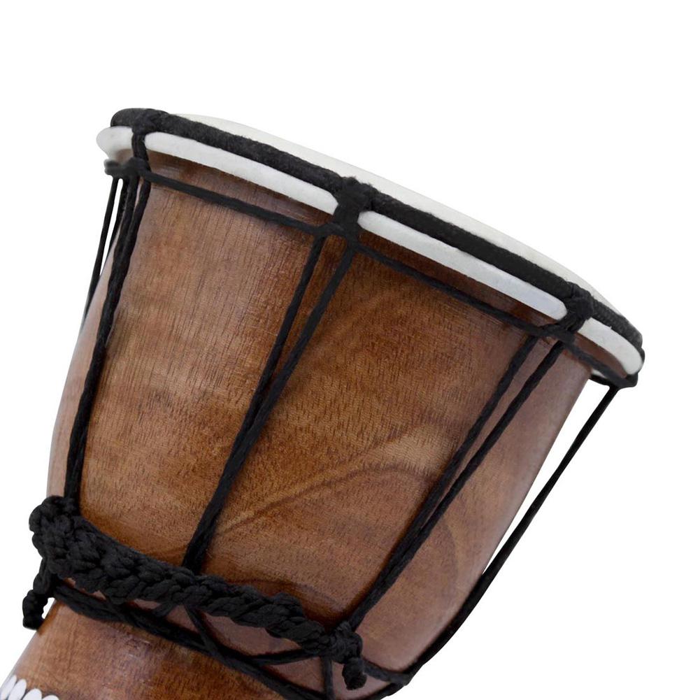 Djembe de 4 pulgadas, Tambor Africano , Bongo, instrumentos musicales de madera, instrumentos de percusión