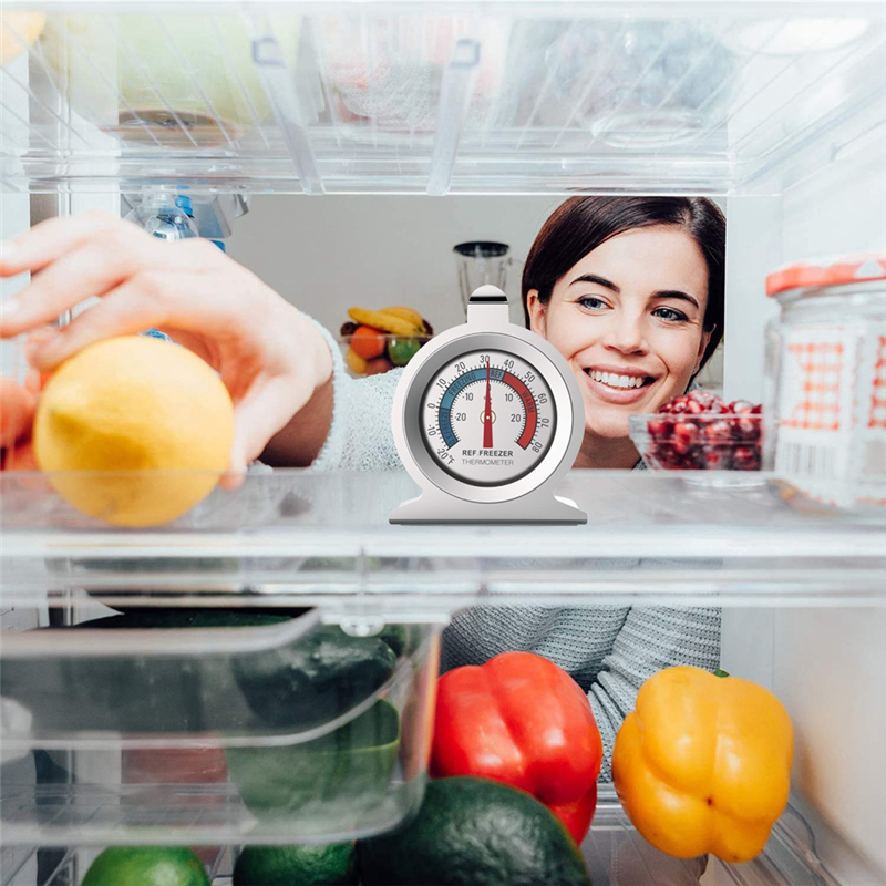 Y67A-2 szt. Termometr robić lodówki 20 ℃ ～20 ℃ /-20 ℉ ～80 ℉ Termometr analogowy robić lodówki z dużą tarczą robić zamrażarki