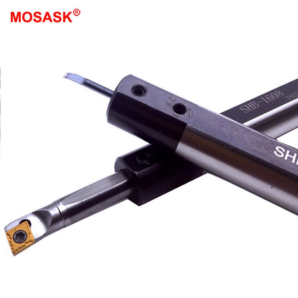 Moask 1 Uds 12 16 20 mm CNC pequeño ranurado torneado portaherramientas roscado mecanizado herramienta manga