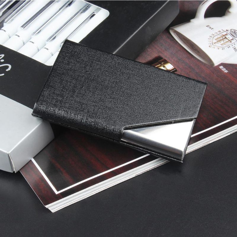 Business Name Card Holder Wallet Credit Card ID Case/Holder for Men & Women - Keep Your Business Cards Clean