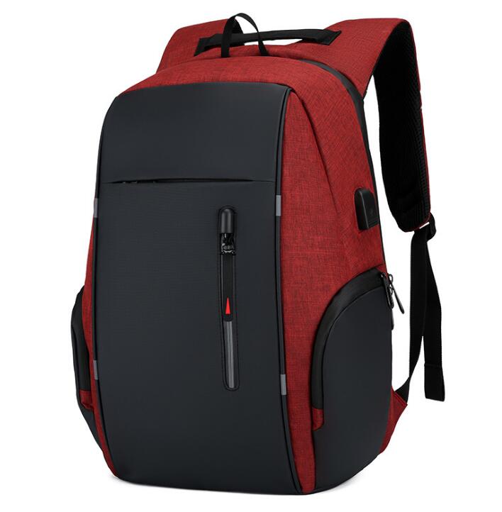 Chuwanglin 15.6 Inch Laptop Tas Mochila Mannelijke Waterdichte Rugzak Business Casual Reizen Anti-Diefstal Vrouwen Rugzak Schooltas: Rood