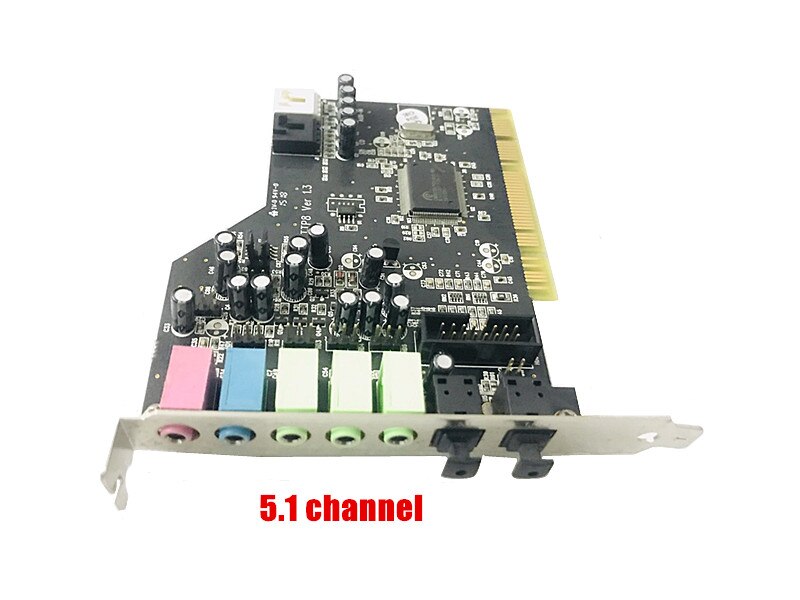 Carte son Terratec AUREON 5.1 SUN PCI intégrée, carte son de , entrée et sortie Fiber et entrée Microphone