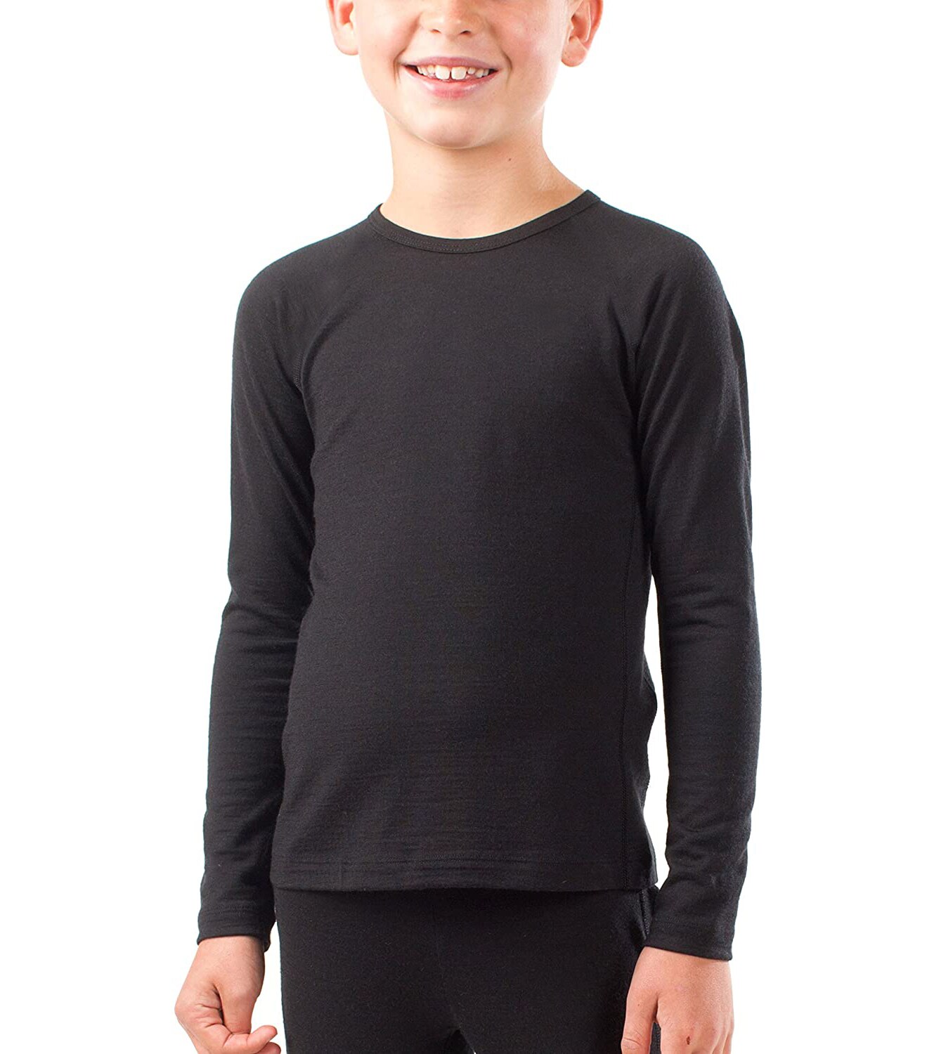 Chemise homme et enfant, mérinos, 200 laine mérinos, couche de Base, manches longues, séchage rapide, sous-vêtements thermiques, taille américaine, 100%