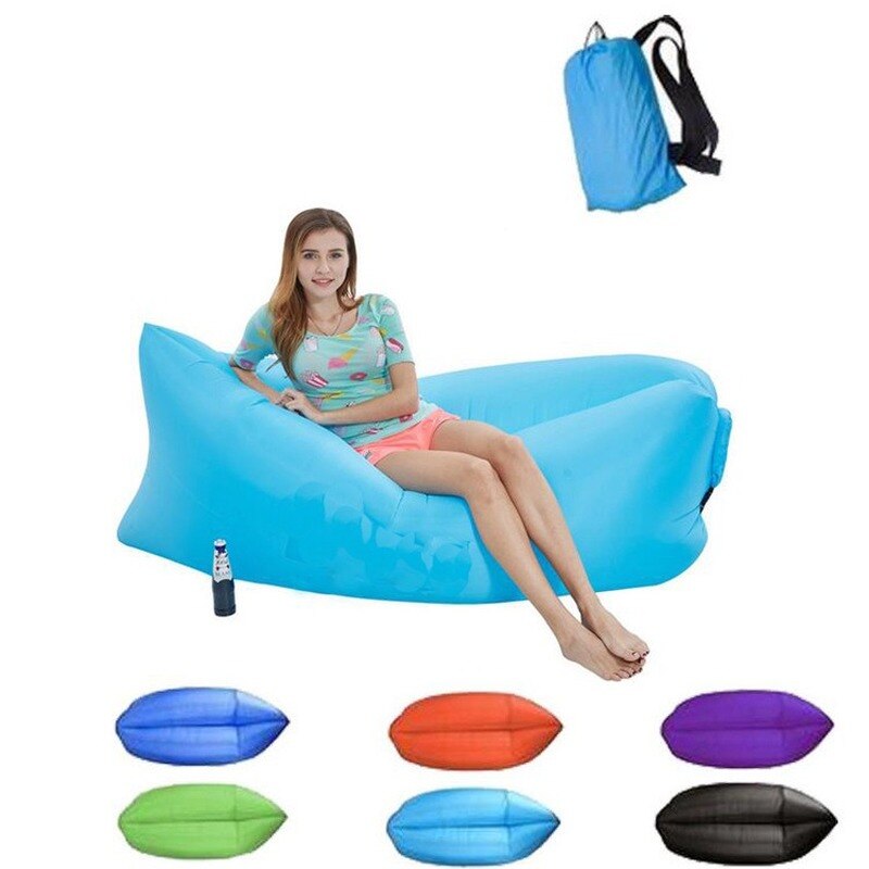 draussen Tragbare Faul Aufblasbare Faltbare Sofa Wasser Strand Gras Park Luft Bett Sofa Aufblasbare Spielzeug