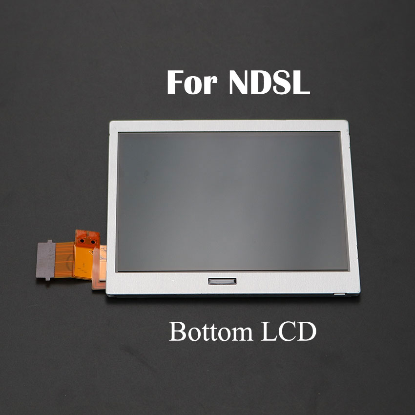 YuXi Top Upper & Bottom Lower LCD Display Screen Replacement for Nintendo DS Lite For DSL For NDSL For 3DS 3DS XL LL: For NDSL Bottom