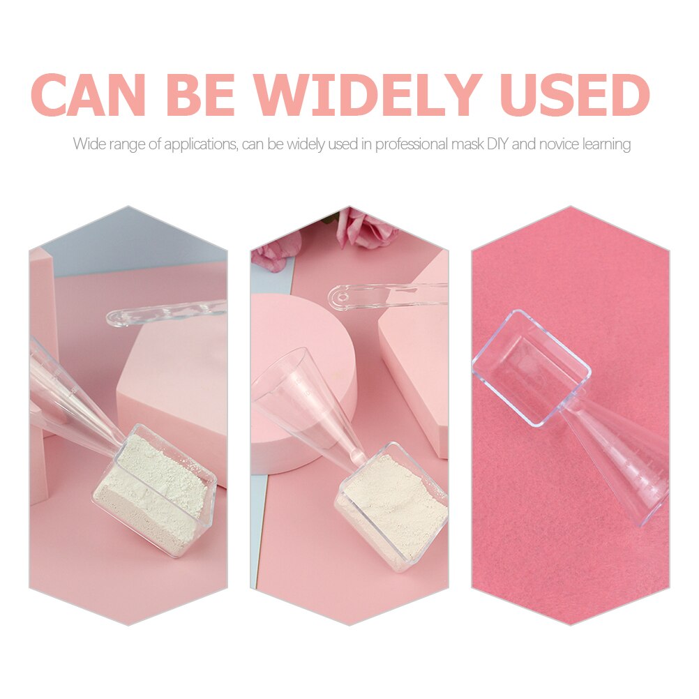 1 Set Mask Tools Safe Simple Mask Measuring Cup DIY Mask Spoon DIY Mask Tool Mask Measuring Spoon