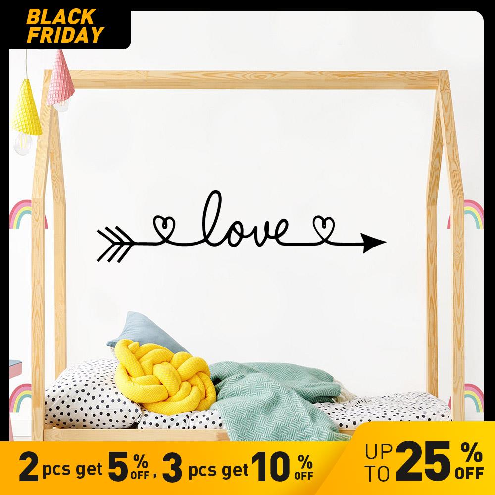 Free Shiping Love Wall Sticker Home Decoration For Bedroom Living Room Decor Wall Stickers Mural Vinyl Decorative Wallpaper