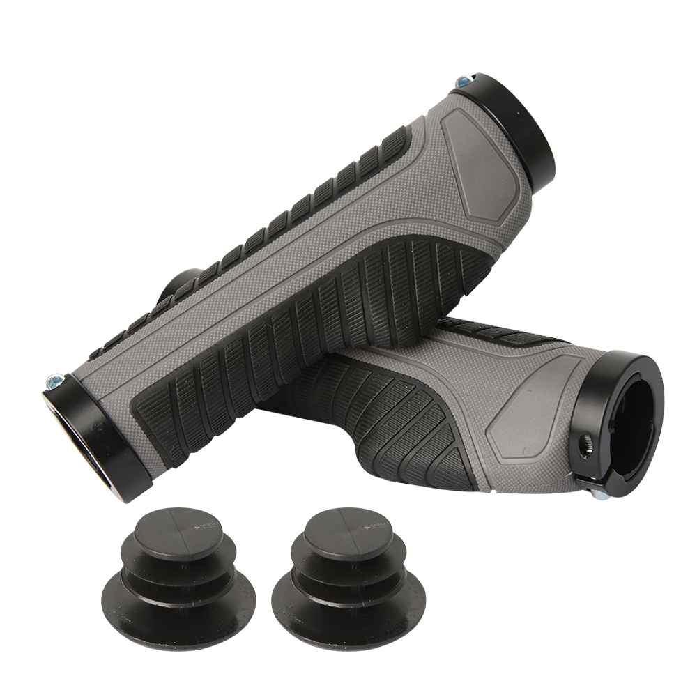 1 Paar Fiets Grips Mountainbike Handvatten Mtb Grip Tpr Rubber Shockproof Anti-Slip Fiets Stuur Grip Fiets Deel accessoires: YELLOW