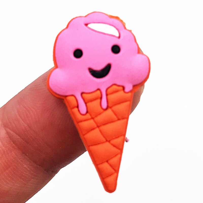 8 Stks/set Voedsel Cartoon Frieten Hamburger Cola Lolly Icoon Pvc Vlakke Achterkant Voor Diy Phone Case Sieraden Versieringen Ambachten: Licht Groen