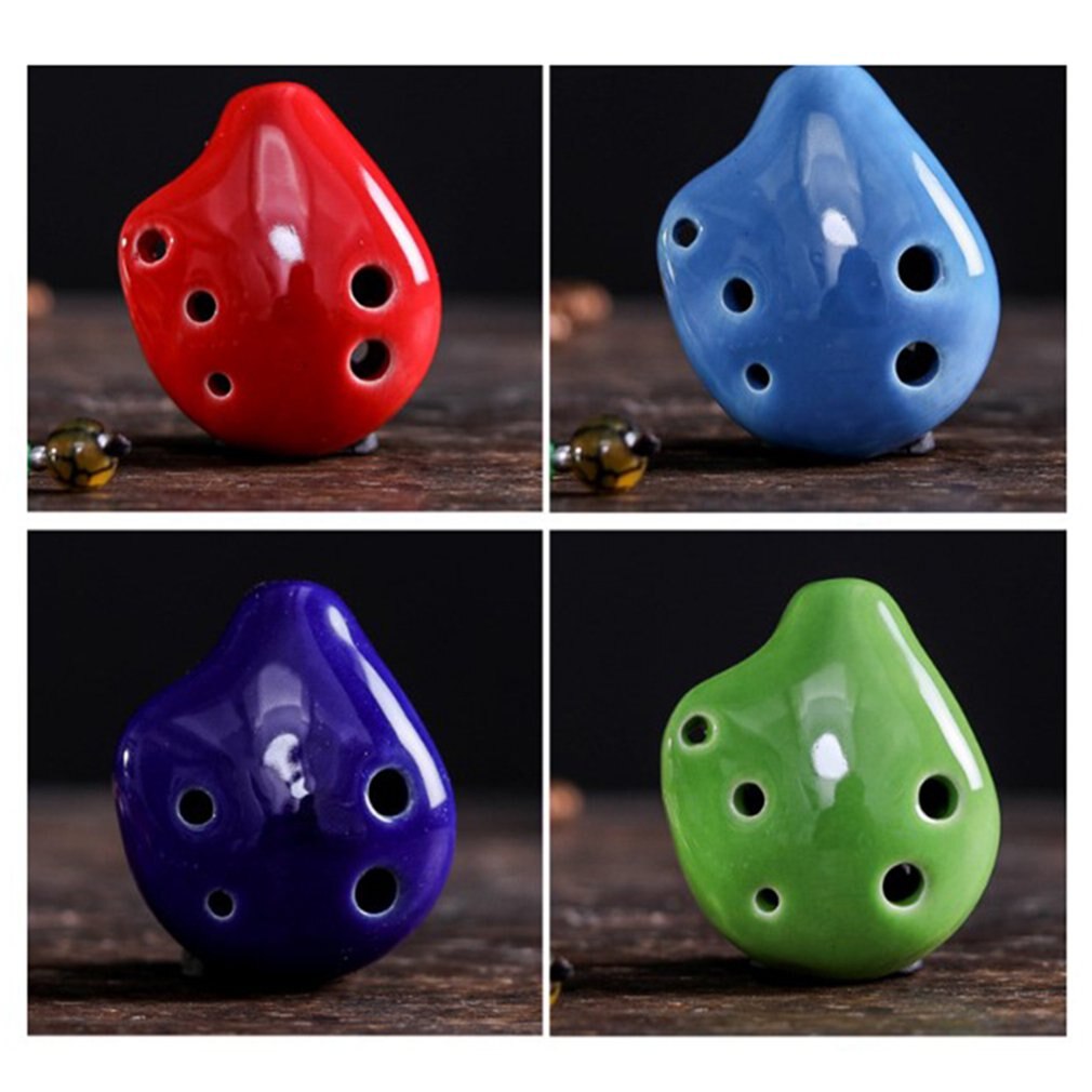 Easy To Learn & Develop Intelligence Mini Flute Ocarina 6 Holes Ceramic Flute Ocarina Of Time Ocarina Flute Music Instruments