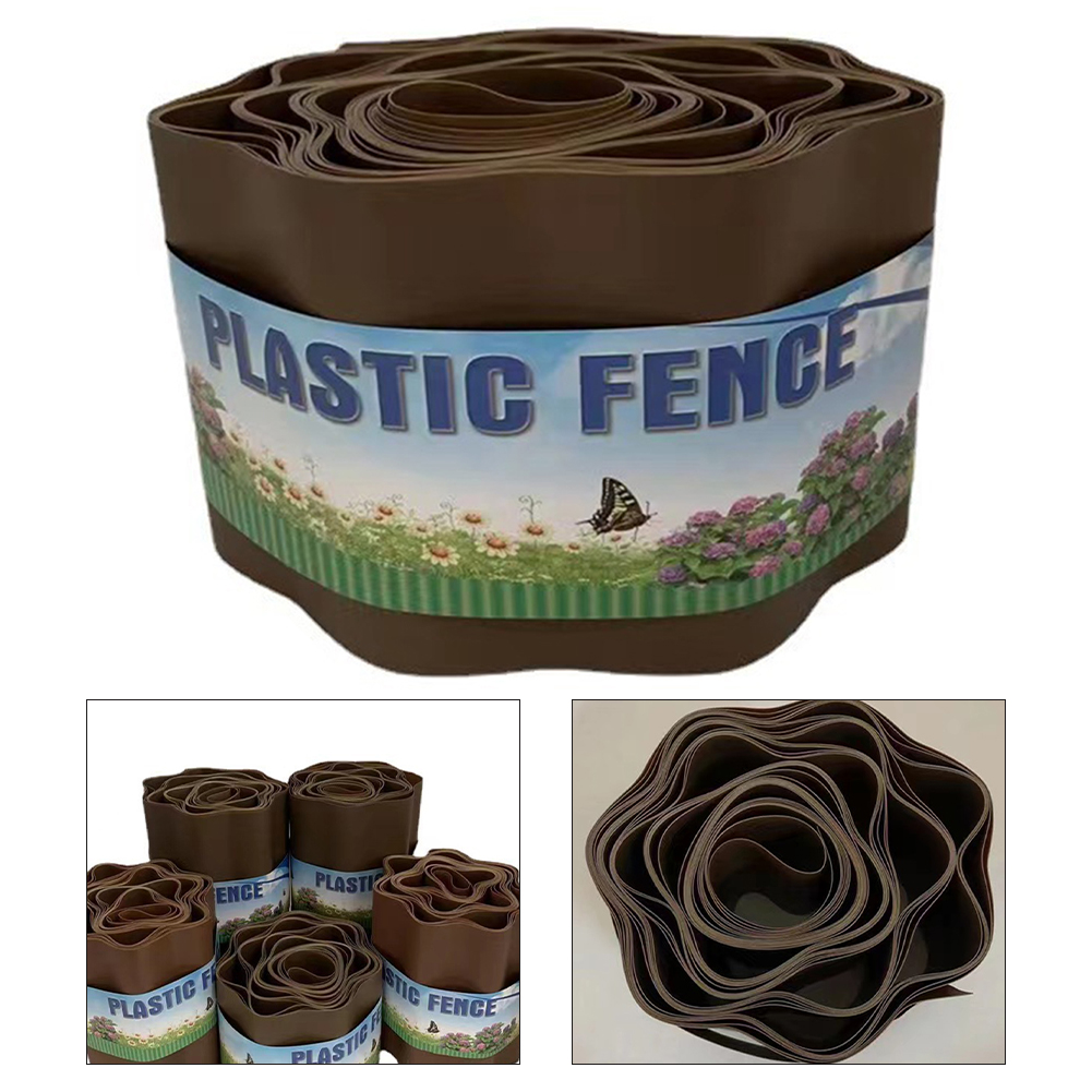 Kant af plastik græsplænekant græsplænekant kant tilgroning sti fleksibel meget stærk vandtæt elastisk kant kant blomsterbede