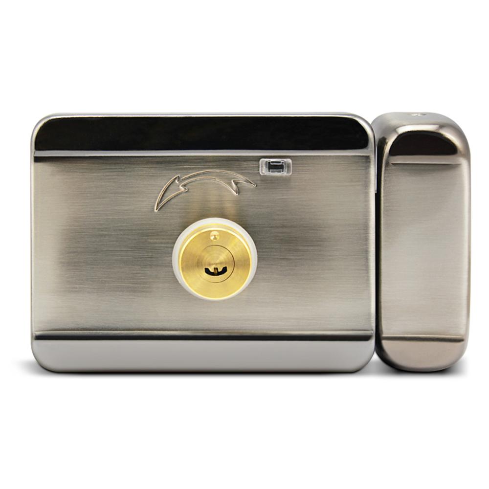 DC12V Metal Electric lock gate lock Access Control system Electronic integrated Door Rim lock: double head lock