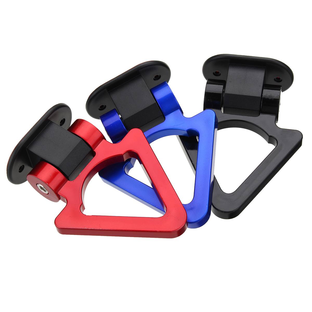 Universele Auto Truck Trailer Haken Sticker Decoratie Auto Achter Track Racing Ring Trekhaak Met Moersleutel Rood/Zwart/Blauw