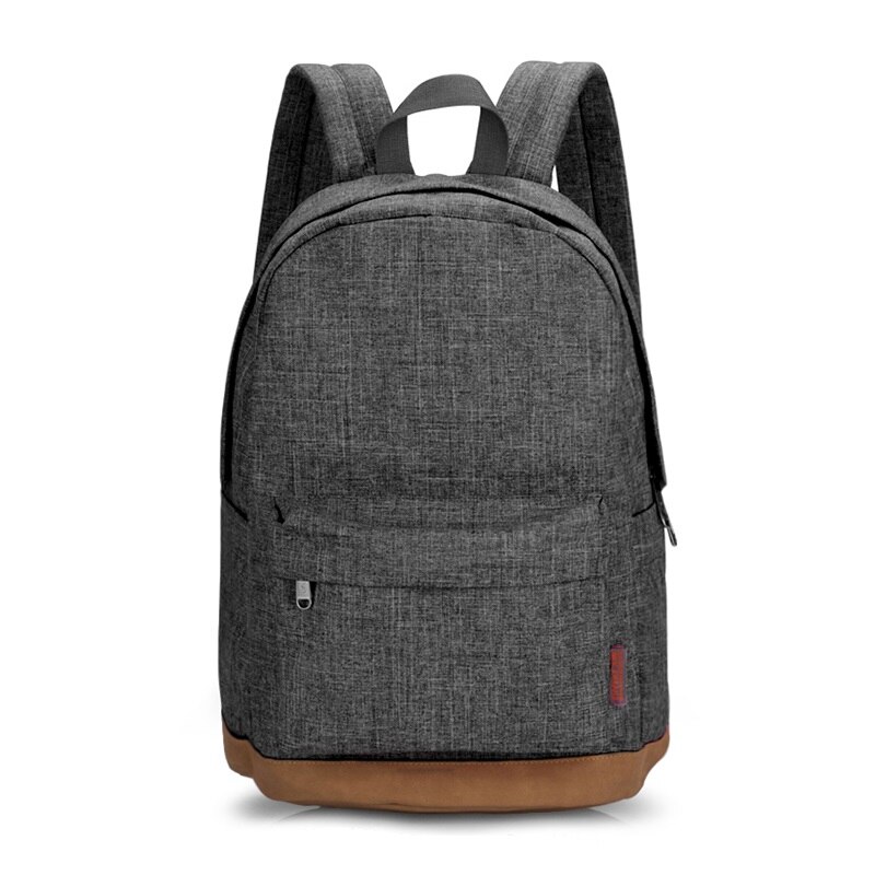 TINYAT Men Male Canvas Backpack Gray Casual Rucksacks 15inch Laptop Backpacks College Student School Bag Backpack Women Mochila