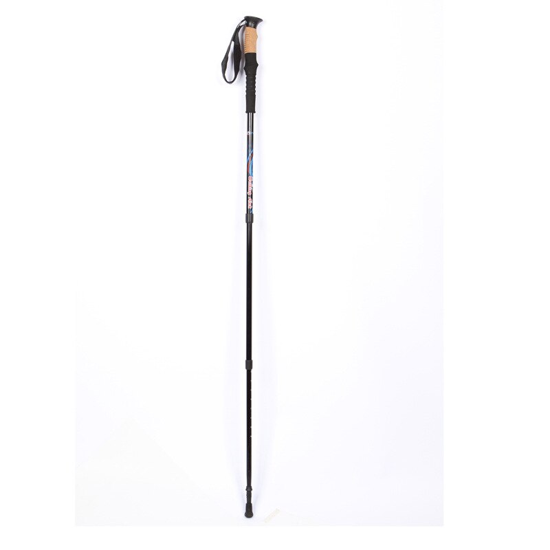 Bastón de senderismo ultraligero, palo de Trekking, 3 secciones, 260g, para exteriores, Alpenstock de carbono