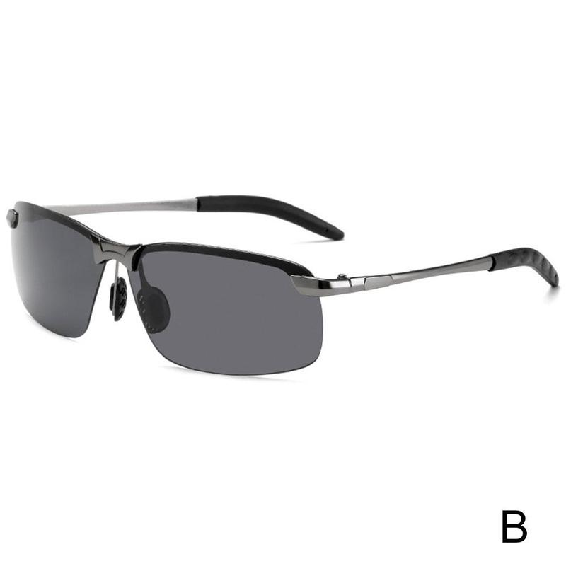 Polarisierte sonnenbrille intelligente farbwechsel nacht und spiegel Schild nacht fahr brille angeln brille Vision: B