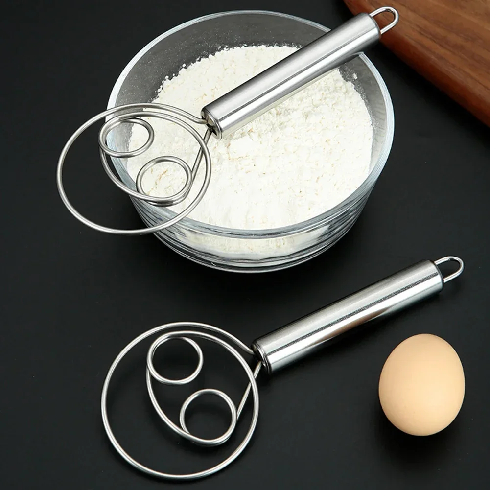 Haushalt Dänischen Teig Brot Rührgerät Edelstahl Kuchen Gebäck Teig Rührgerät Stock Schneebesen Küche Backen Rührgerät Handheld Werkzeug