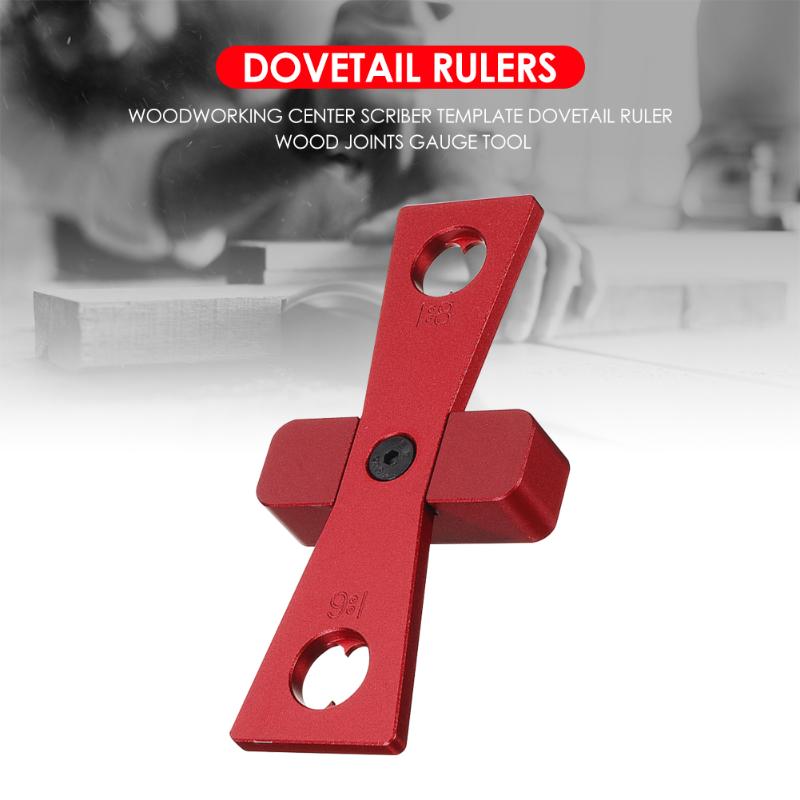 Plastic Gauge Profile Copy Gauge Copier Woodworking Tool Center Scriber Template Dovetail Ruler Wood Joints Gauge Tool