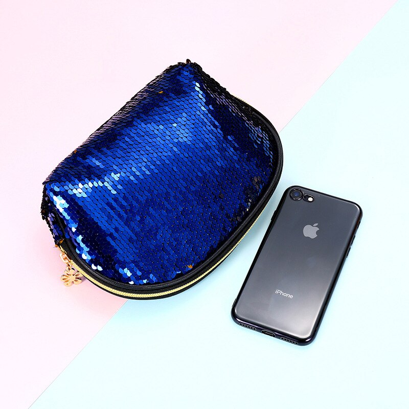 Mermaid Pailletten Handen Tassen Shell Vorm Lady Avond Clutch Make Opbergtas Vrouwelijke Feestjurk Tassen Little Coin Purse