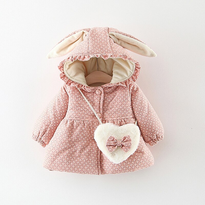 Lazychild Pasgeboren Baby Meisje Kleding Bloemen Hooded Katoenen Jas Bovenkleding Voor 1 Jaar Baby Kleding Meisjes Outfits Jas