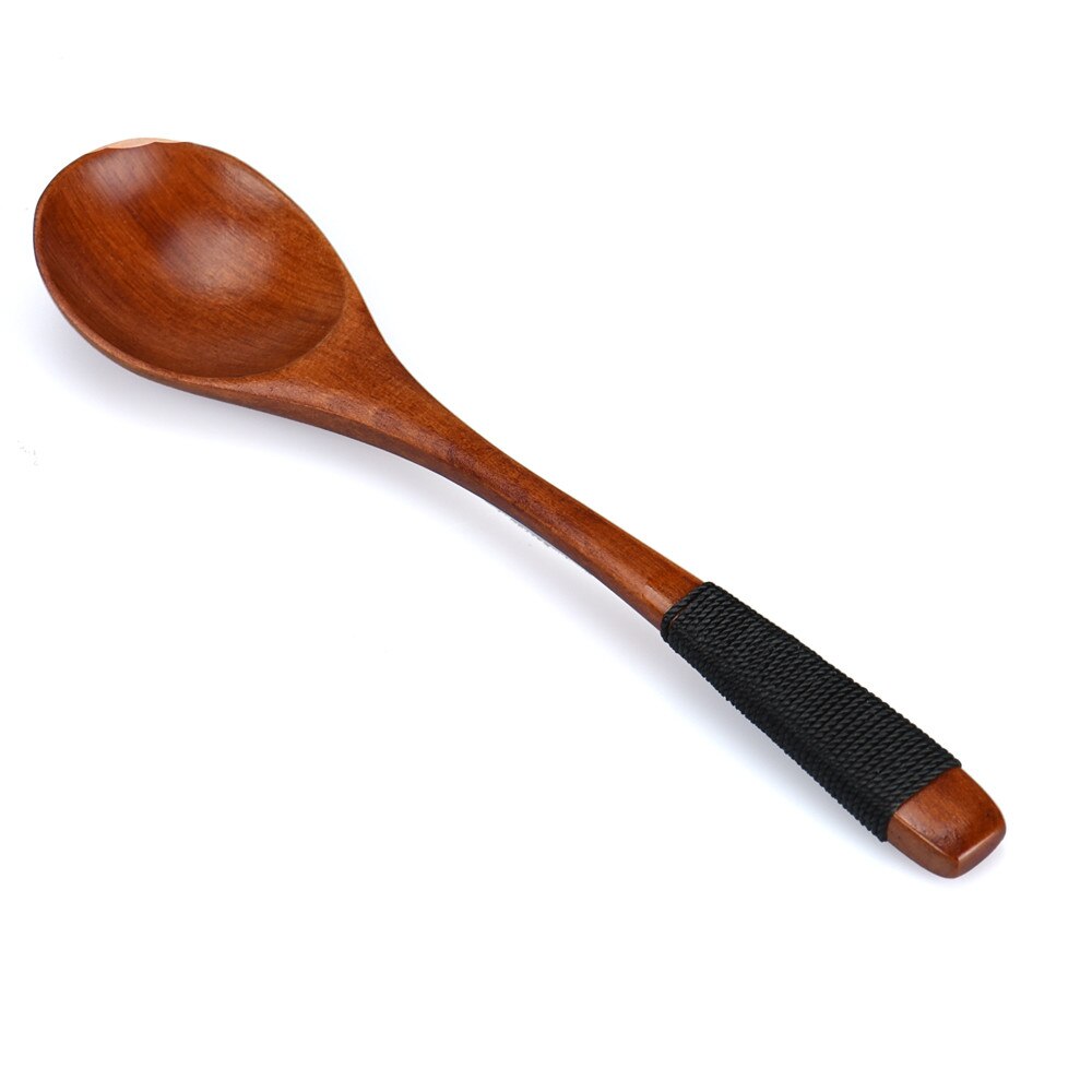 Wooden Spoon Bamboo Kitchen Utensil Tool Soup Spoons For Eating Mixing Stirring Cooking Tools Tableware Kitchen Accessories