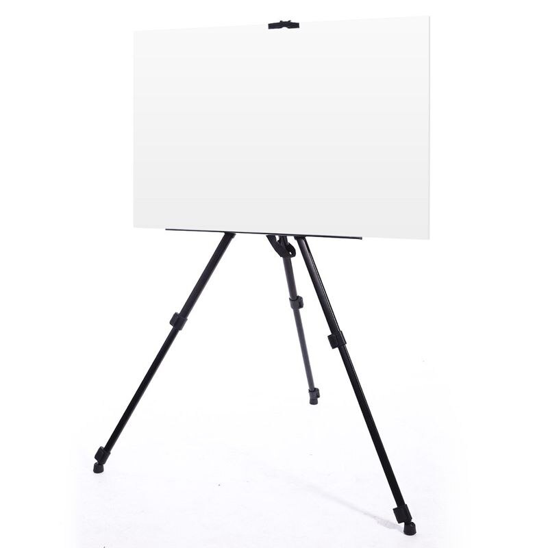 Chevalets pliants portables support avec sac de sport pour artiste peinture extérieure Table pliante chevalet 170cm hauteur ensemble en aluminium