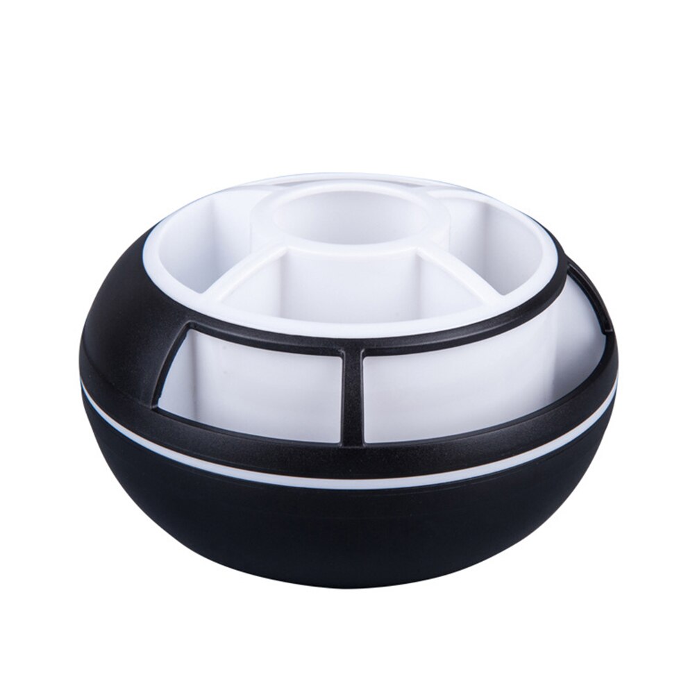 Office Pen Holder 360 Degrees Rotation Desktop Organizer Stand Box Round Pencil Storage Stationery Container School Supply