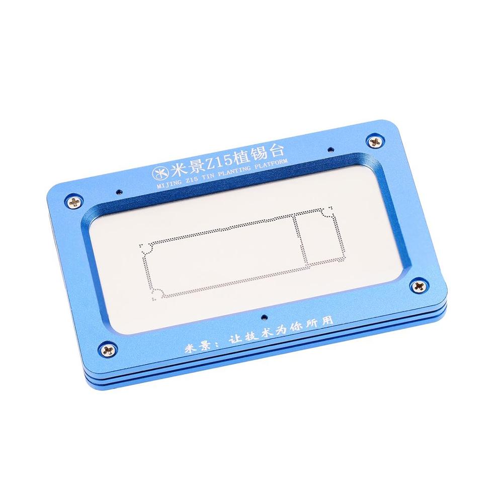 MJ Z15 BGA Reballing Stencil Platform Jig Fixture Holder for iPhone 11