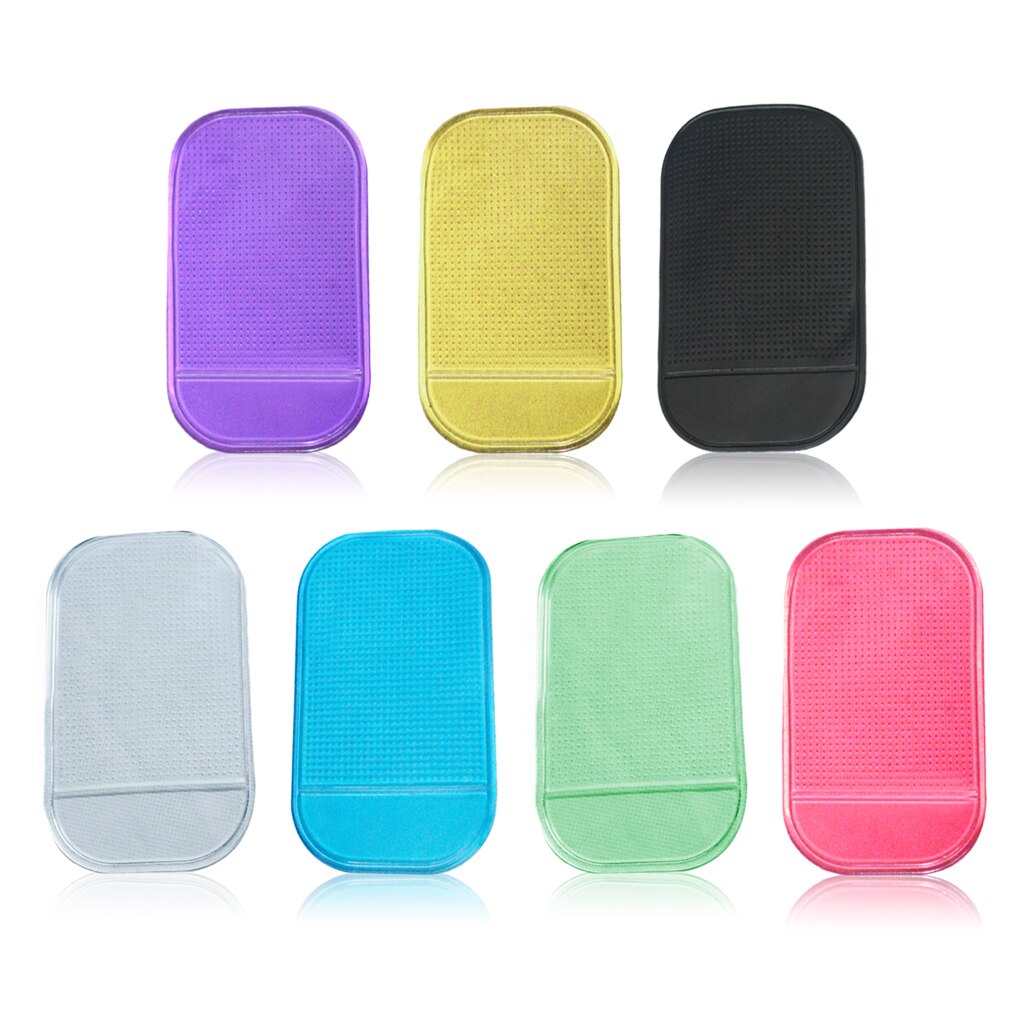 Alfombrilla antideslizante para coche, soporte para teléfono móvil, almohadilla de Gel adhesiva de estilismo, alfombrillas antideslizantes para salpicadero de coche, accesorios de silicona para coche