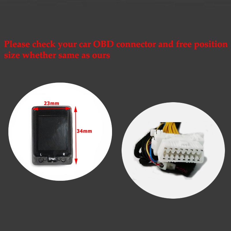 Voor Toyota CH-R Chr Hybrid Obd Tpms Digitale Display Bandenspanning Security Monitoring Systeem Geen Behoefte Extra Sensor