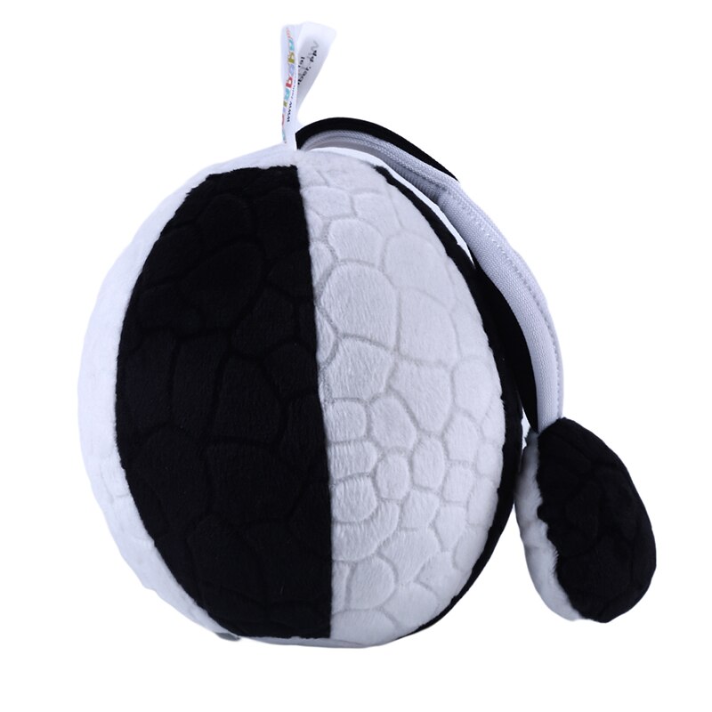 Visuell trening håndfanger ball leker for baby tidlig utdanning utvikling hånd fanger leke baby baller: Svart hvit