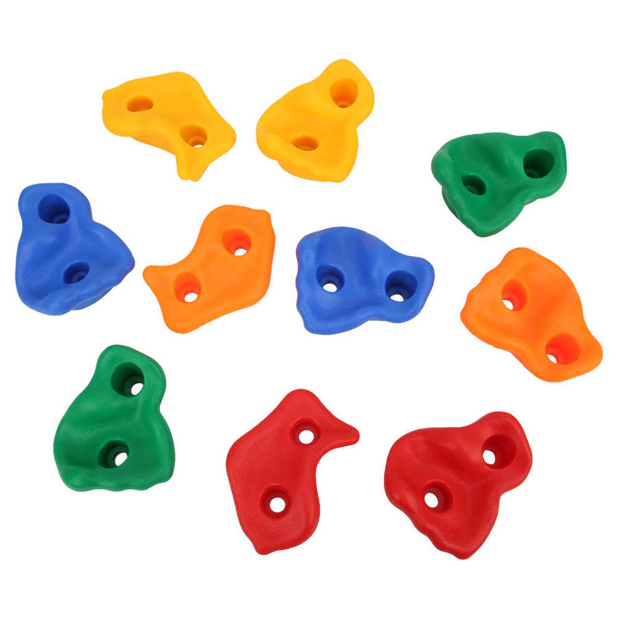 Climbing Holds Toys For Children Wall Stones Hand Feet Holds Grip Kits Kids Outdoor Indoor Playground Plastic Outdoor Training