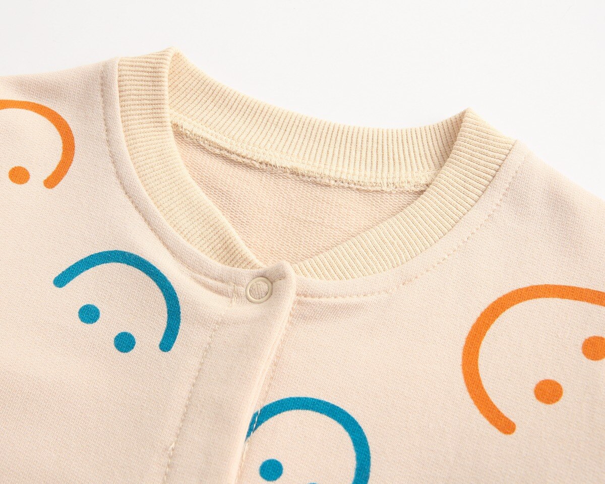 Body d'automne pour bébé garçon et fille, combinaison en coton à manches longues avec imprimé de dessin animé