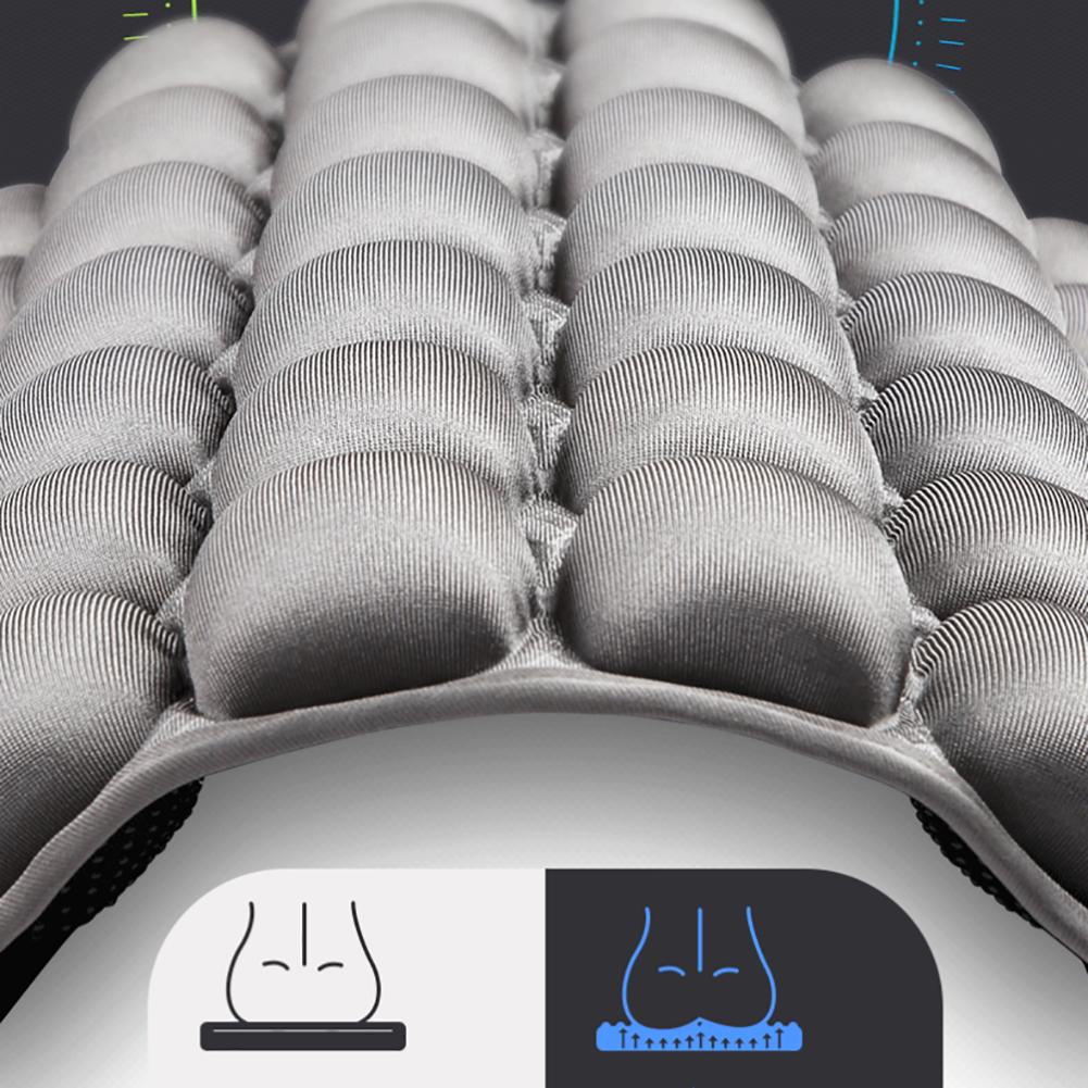 Bil uppblåsbar luftkudde bilstol kudde luftkudde 3d mjuk andas avslappning dekompression massagedyna för bil hem