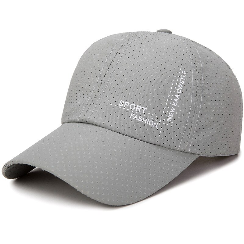 Berretto Donna Uomo Estate Primavera fuori le porte Caps Donne Lettera Solido Adulto Coppie Tappo Esterno Protezione di Sport Del Cappello con visiera: Light Gray