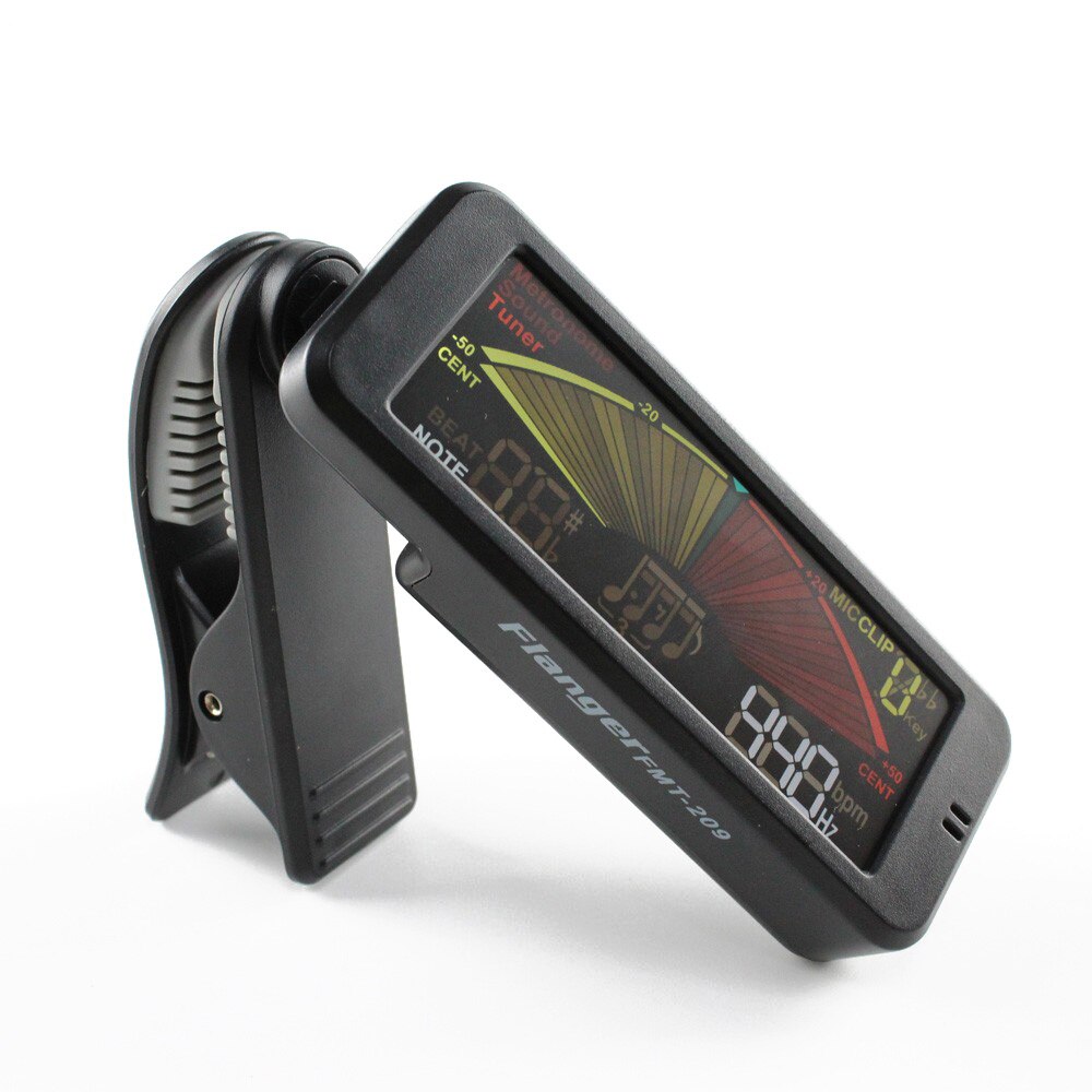 Flanger Gitaar Tuners Clip-on 3 in 1 Metronoom Tuner met Tone Generator Voor Chromatische Gitaar Bas Ukulele viool Rotat