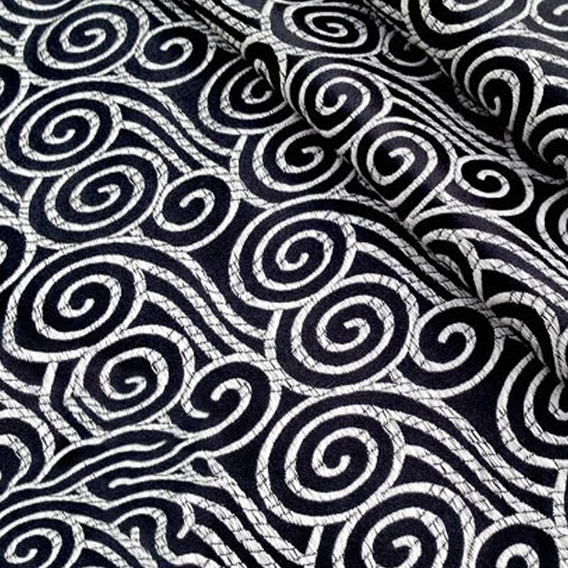 Brocado tejido de seda jacquard satinado, material para costura de cheongsam y kimono, decoración interior, telas para disfraces: 8