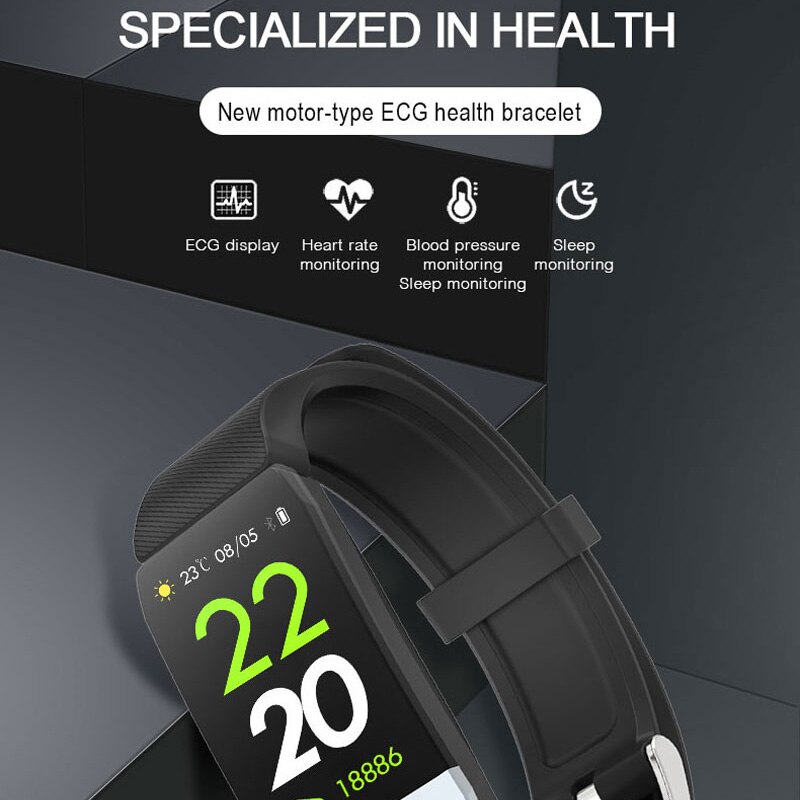 Smart band High-end Fitness Tracker ECG PPG Blood Pressure Waterproof Heart Rate Monitor Smart Weather Forecast Smart Bracelet