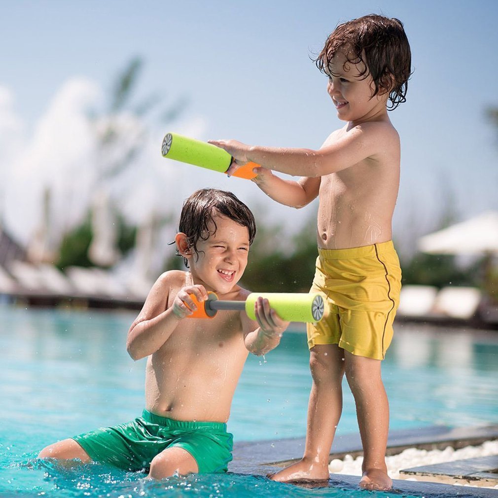 neue Wasser Pistolen Schwimmbad Spielzeug für freundlicher spritzen Pistolen ziehen-aus Wasser Kanone Super Wasser Pistolen Party Strand spiel Orange & Grün