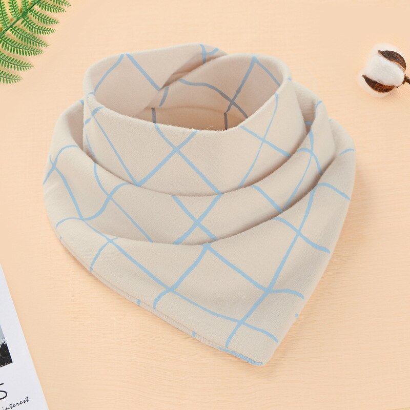 45*31 Cm Zachte Katoenen Bandana Baby Slabbetjes Double Layer Baby Baberos Burp Doek Voeden Kiel Gesp Peuter Sjaals dribble Handdoeken: 7
