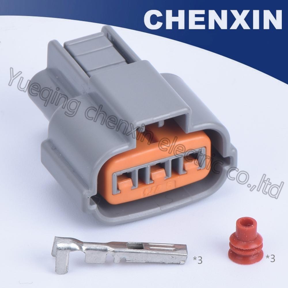 Grau 3 pins auto wasserdichte auto stecker 1,2 weibliche sensor elektrische verdrahtung kabel stecker adapter PU465-03127