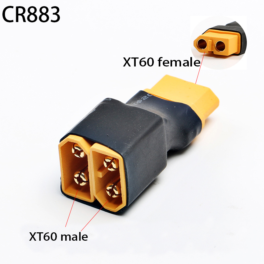 Adaptateur série parallèle Deans T Plug EC3 EC5, compte 60, compte 90, connecteur de convertisseur de batterie Lipo, accessoires de modèle RC bricolage, 1 pièce: Ivoire
