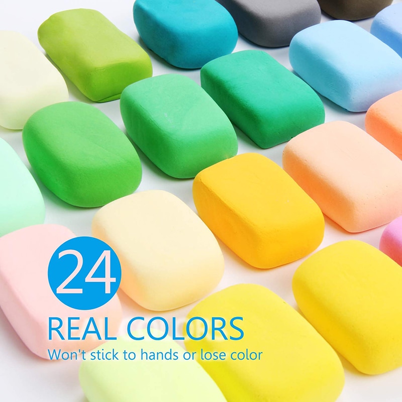 36 farver fluffy slime legetøj magisk blød plasticine antistress lufttør ler til børn uddannelsesmæssig polymer ler playdough slime kit