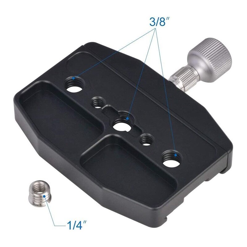 Kamera schnell Freisetzung Klemme Aluminium Legierung für schnell Freisetzung Platte Stativ Einbeinstativ Kompatibel mit Arca-Schweizer Standard