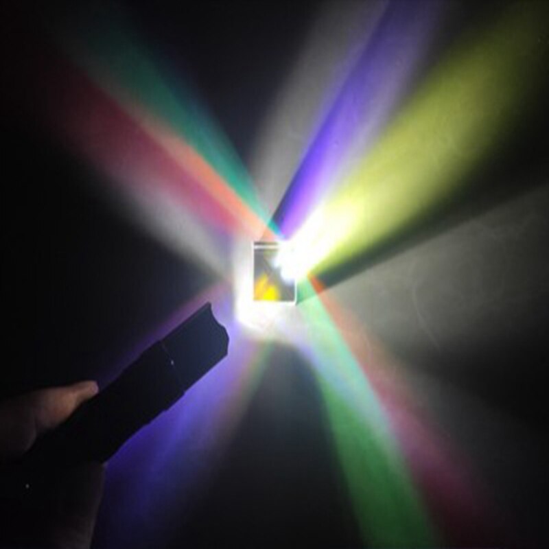 8mm Cubic Science Cube Optical Prisma Photography with Hexahedral Prism Home Decoration Prism Glass