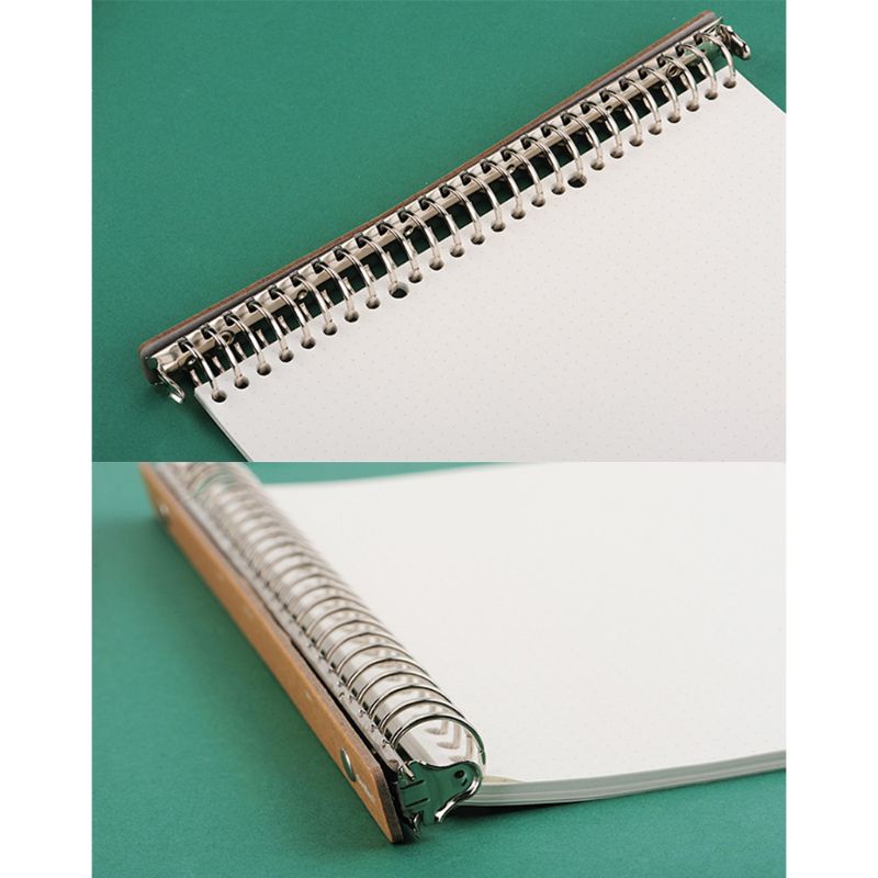 B5-Carpeta de anillas con 26 agujeros, hoja metálica suelta, Clip, anillo de bisagra, calendario, álbum de recortes DIY, círculo para 120 páginas